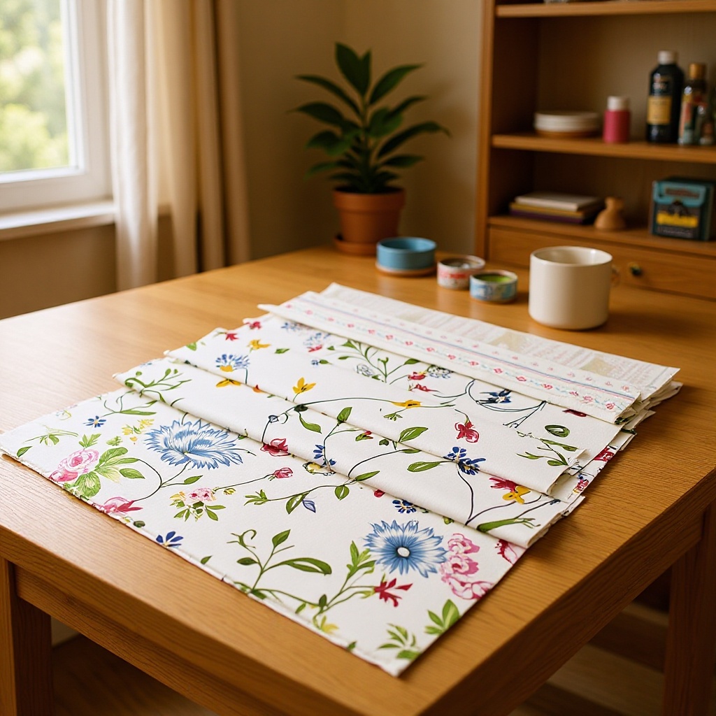 碎花棉麻布料裤子裙子小外套服装面料桌布抱枕手工几何民族风