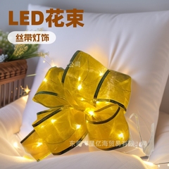 LED ブーケギフトボックスクリスマスリボンライト点滅ストリングライトベビーブレスルーム寝室クローゼット装飾ライト