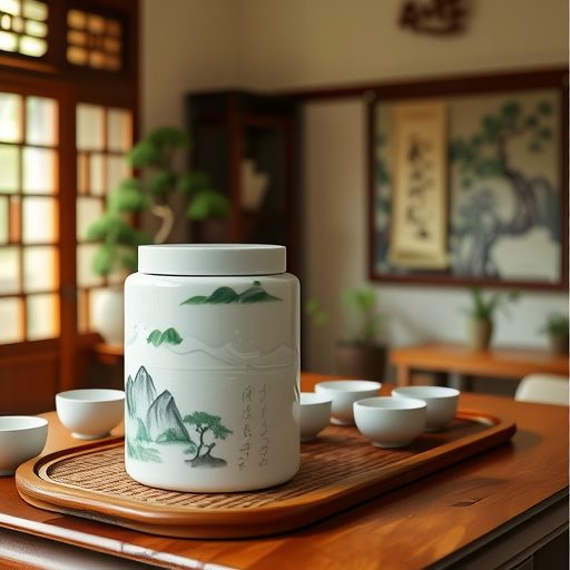 Dehua Ceramics 0.5kg Pack Celadon Tea Can Black Tea Green Tea Can Household Moisture-proof Sealed Can 2024 New Can
