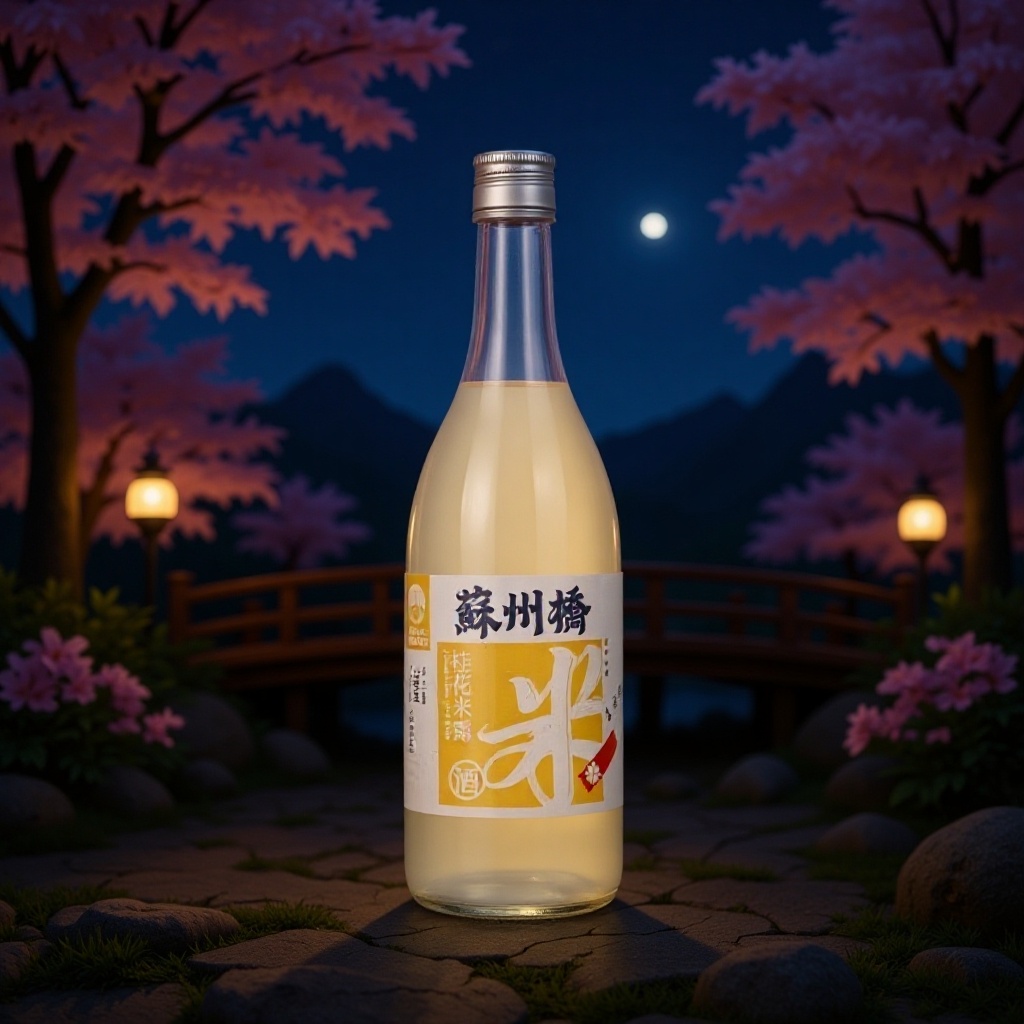 苏州桥冬酿米露桂花米酒0.5度水蜜桃樱花味手工发酵6瓶装箱包邮