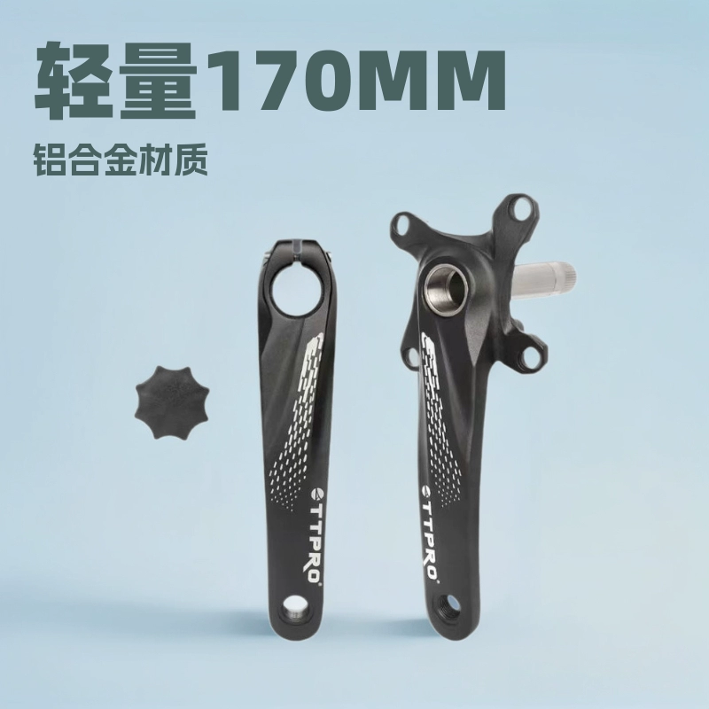 TTPRO Горный велосипед с полой ручкой из алюминиевого сплава, трансграничный шатун 170 мм, 104BCD, легкий вес