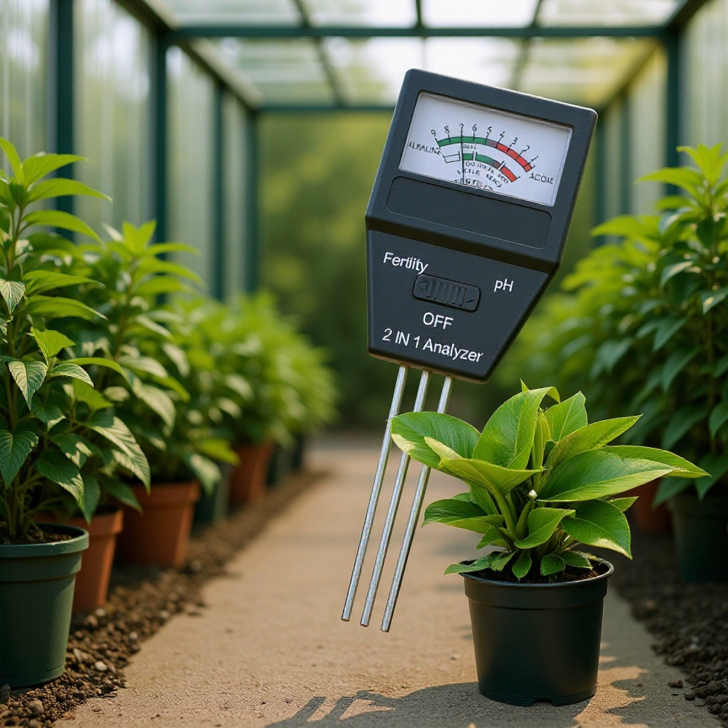 Трансграничная популярная модель измерителя плодородия почвы, детектора pH и кислотности "два в одном", высокоточный измеритель EC для почвы.