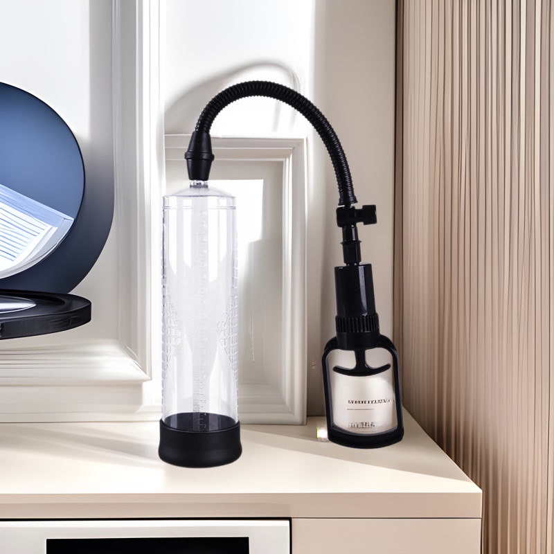 Foreign trade Men's aircraft Cup pull bar penis trainer with watch masturbator men's vacuum booster