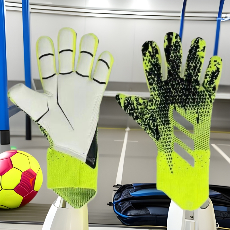 Guantes de portero de fútbol de nuevo estilo Guantes de portero antideslizantes engrosados y resistentes al desgaste Guantes de portero sin dedos