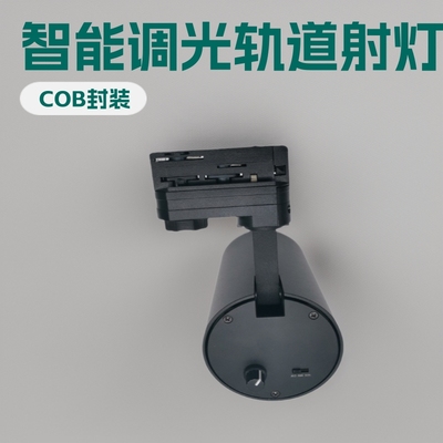 智能led轨道射灯店铺商用cob洗墙灯20,30W无主照明路轨导轨