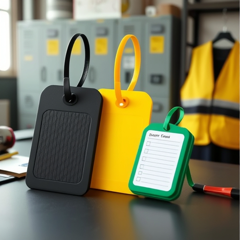 标牌扎带彩色插孔标签五金超市尼龙塑料扇形飞机孔吊牌铭牌不干胶