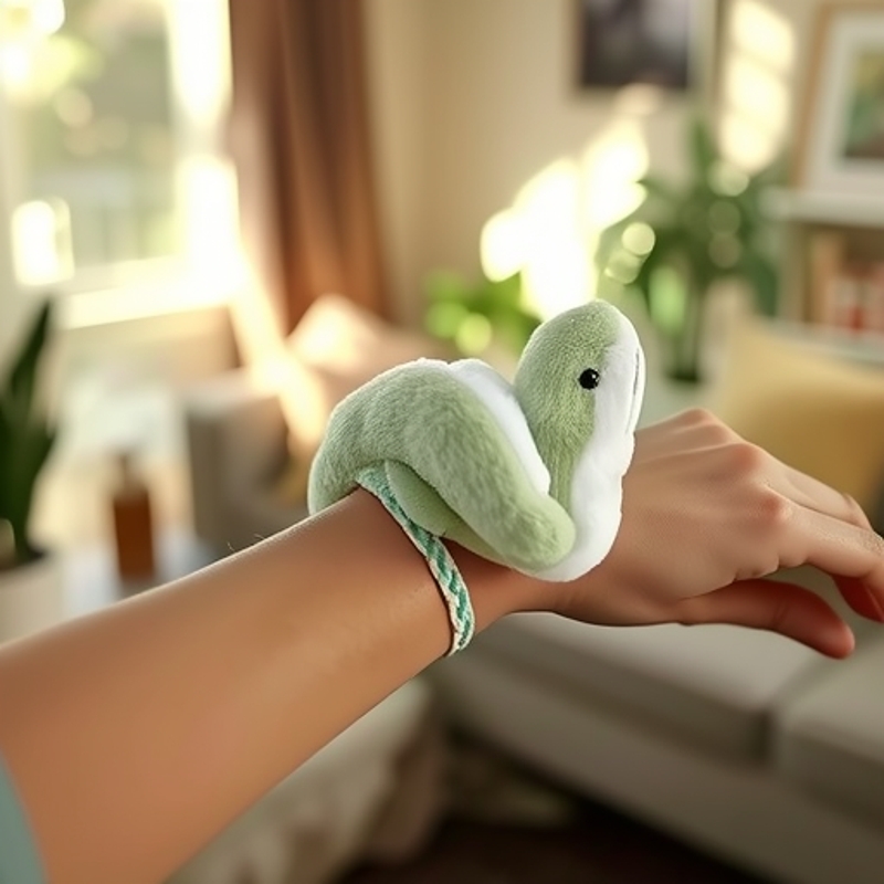 Cute Little Snake Doll Children's Plush Toy Cloth Doll Green Snake Doll Sofa Living Room Decoration Year of the Snake Mascot