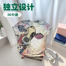 2023ŷ���羳wish����վ3dŮװ��ͨ3D��������ӡ�����ж���T��Ů