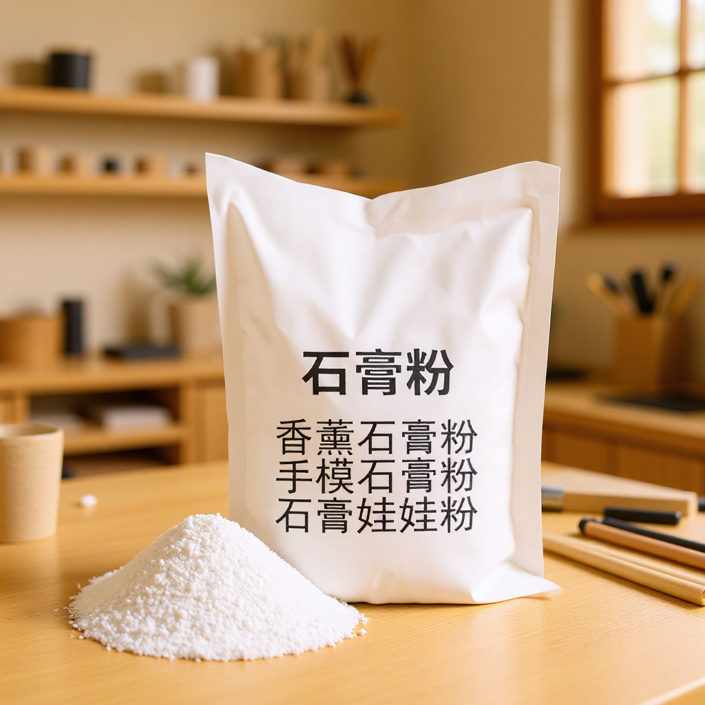 Mold Gypsum Powder, Various Regulations, High Strength, Ultra-White, Good Water Absorption, Easy to Dry Gypsum Doll Aromatherapy Craft Gypsum Powder