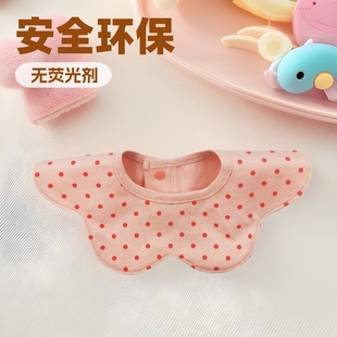 Baby saliva towel baby waterproof bib baby a cotton petal drooling bag children bib baby