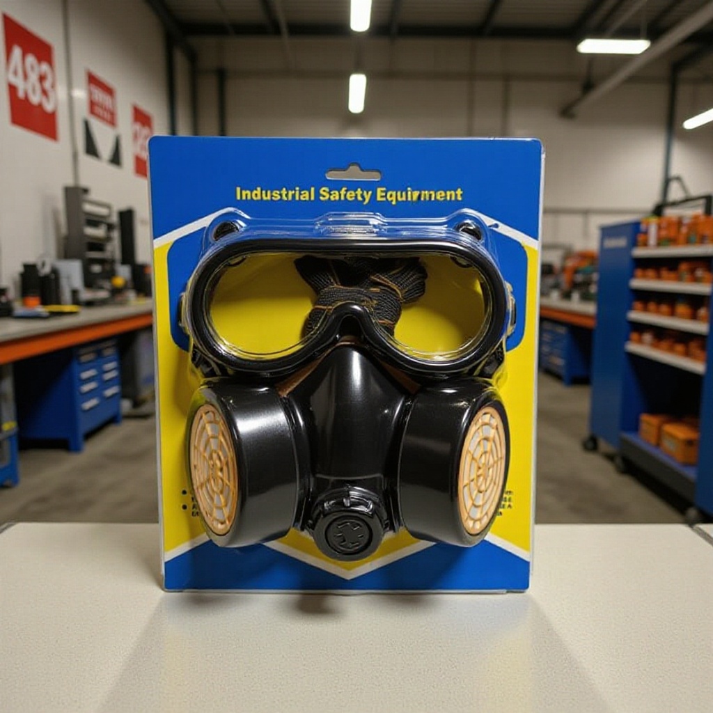 防毒面具防尘面具防毒粉饼喷漆化工面具甲醛农药防毒面具厂家直销