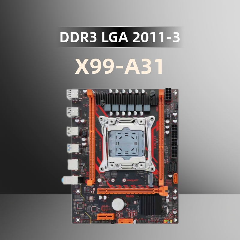 X99-A31台式电脑主板支持2011-3针D3内存全新
