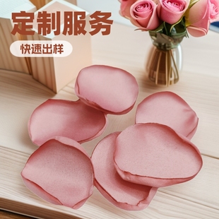 Wedding hand-scattered flower burning edge flower piece diy handmade rose baking edge fabric petal wholesale gift box accessories accessories