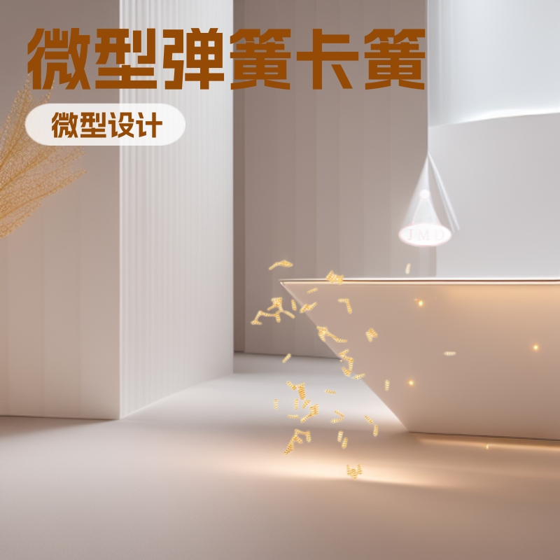 适用于手机弹簧加工镀金送话器绝缘无磁电阻小卡簧缠绕