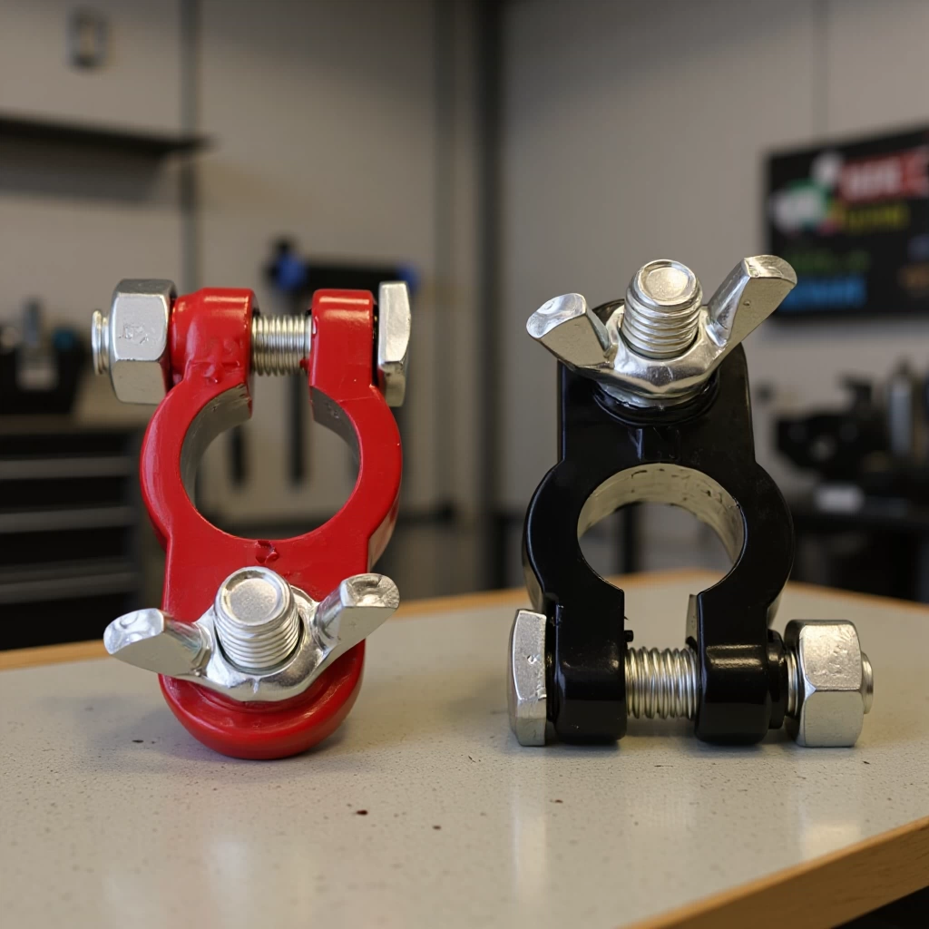 Алюминиевый сплав Автомобильные аккумуляторные клеммы Автомобильные принадлежности Аксессуары Аккумулятор положительный и отрицательный кард зажим