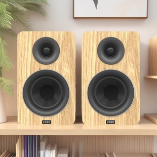 3inch Wood Grain Bookshelf Speaker High-Fidelity Sound Quality/Dac Bluetooth Speaker