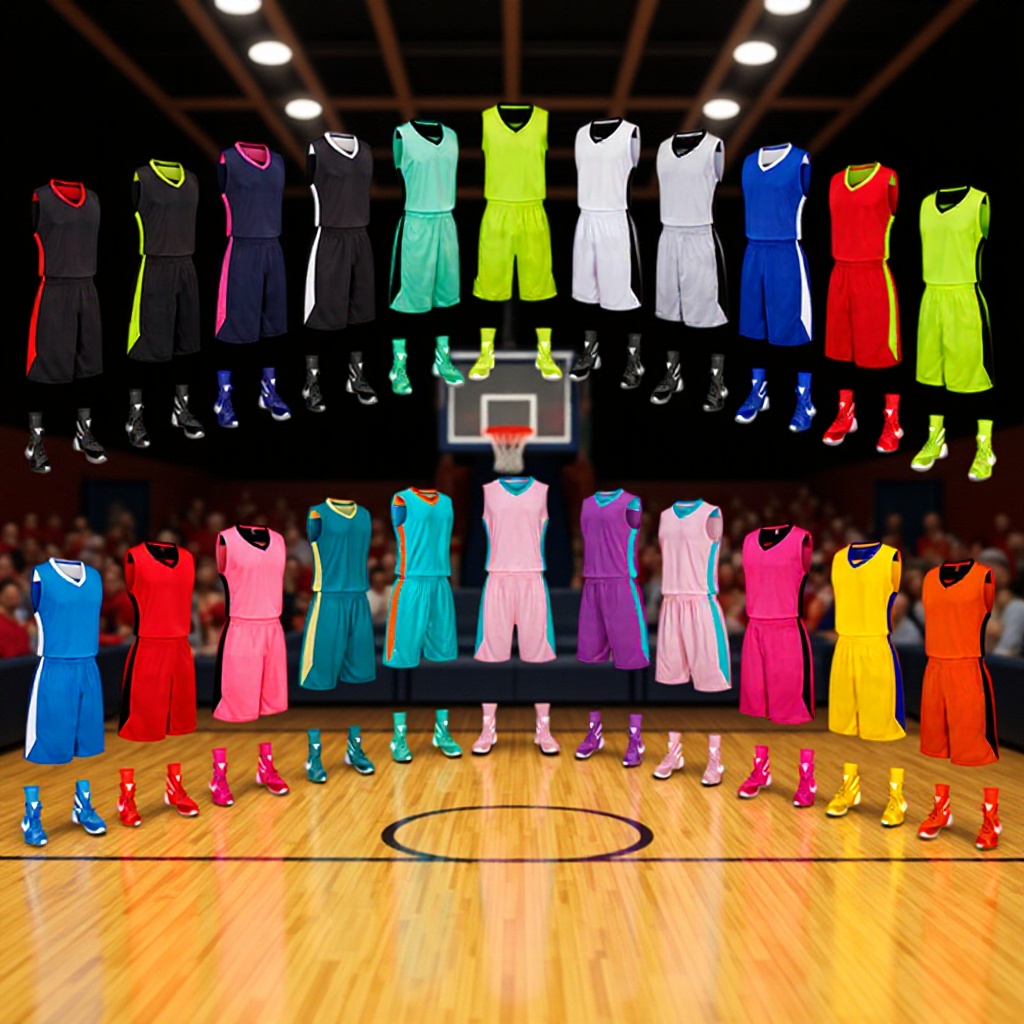 New Children's Basketball Suit suit Men's Breathable Vest Printed Character Sports Suit Training Jersey Competition Suit Summer