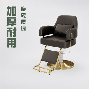 Hair Salon Chair for Salon Perm and Dyeing, Adjustable Height and Swivel Chair, Barber Shop Salon Thickened Beauty Chair, Trending Popular Model