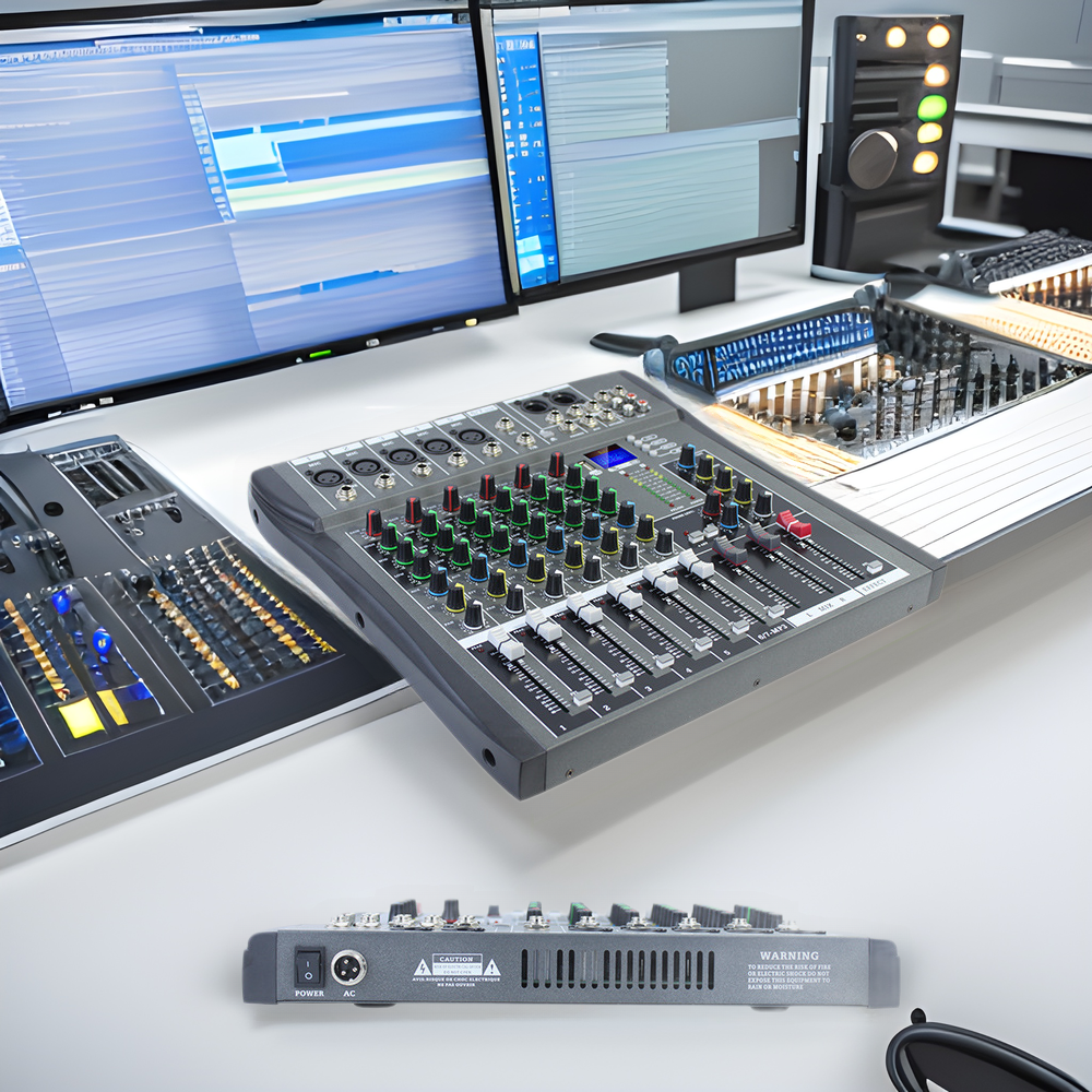 Cross-border source 4/6/8 professional mixer built-in DSP effect USB Bluetooth bar stage performance universal