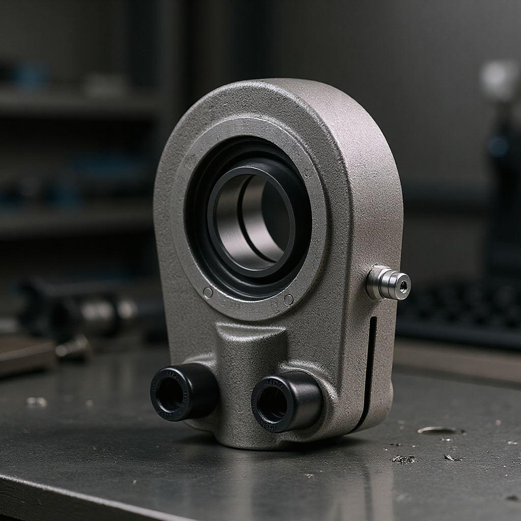 带锁紧口液压油缸耳环杆端关节轴承 油缸耳环GIHR-K60 70 80 90DO