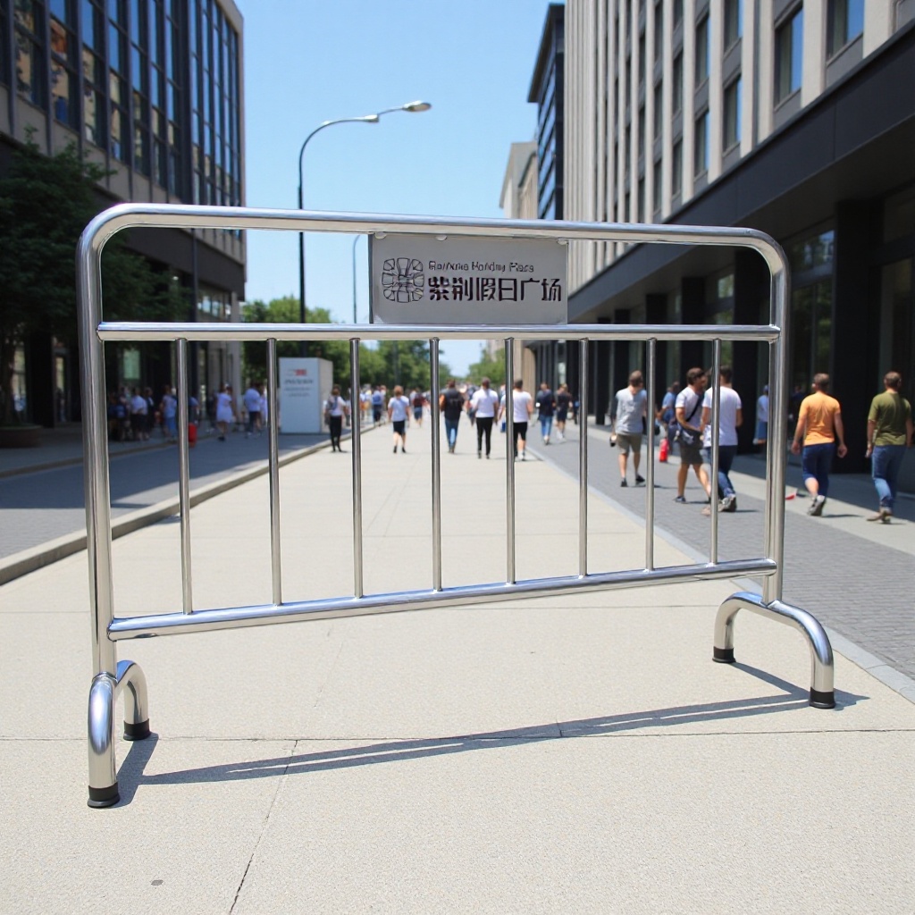 201不锈钢铁马现货直供1米高铁马护栏可移动护栏商场分流隔离栏