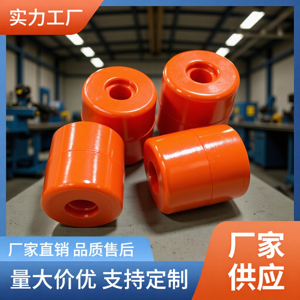 14*14*3.5孔尼龙pa塑料滚轮塑胶滑轮底脚轮POM