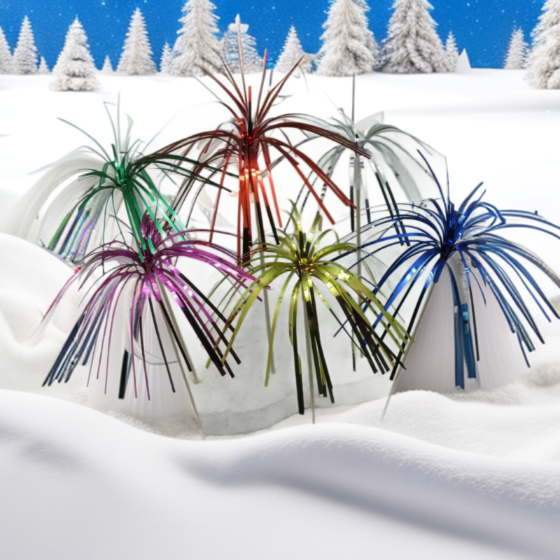 Navidad fruta palo fiesta de cumpleaños pastel hamburguesa postre Mesa desechable plug-in plato frío arte decoraciones adornos