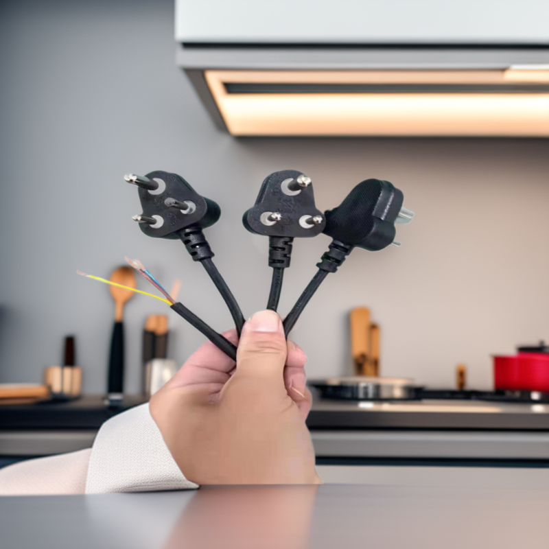 电源南非三芯电源线 南非插头电脑机箱品字尾 南非插头线 电源线