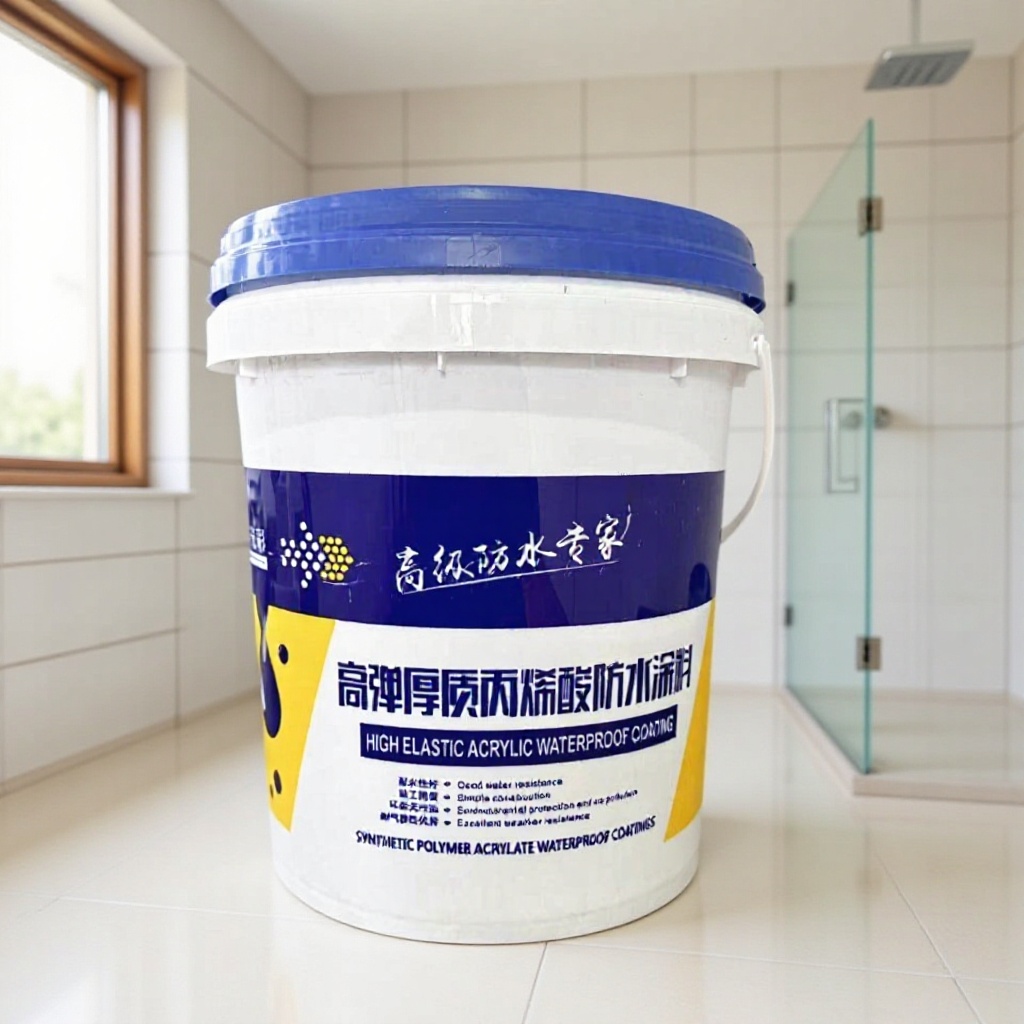 丙烯酸防水涂料内外墙可外露屋顶补漏丙纶卷材配套防雨堵漏防渗
