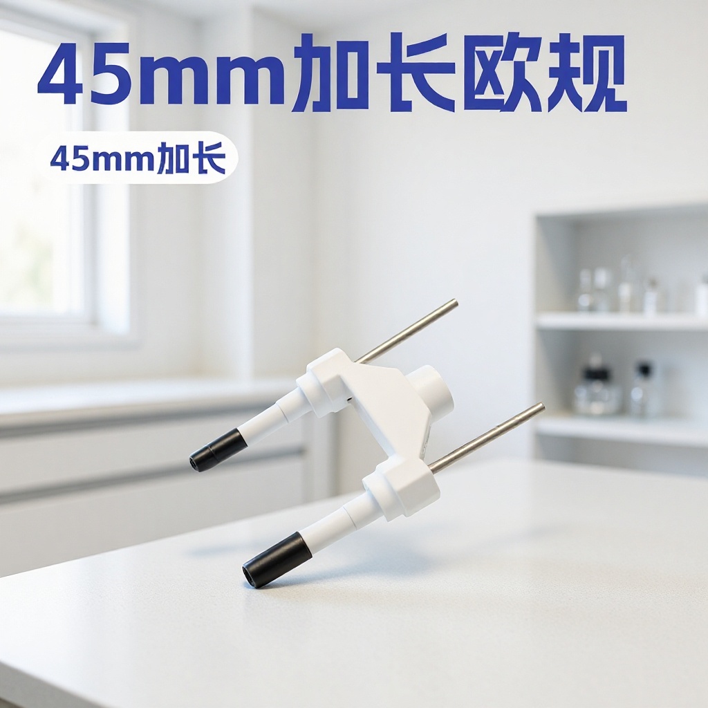 欧规充电器电源插头支架 铁五金加长45mm