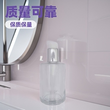 促销护肤品特价广州瓶烫银125ml万能乳化妆品玻璃瓶乳液泵烫金