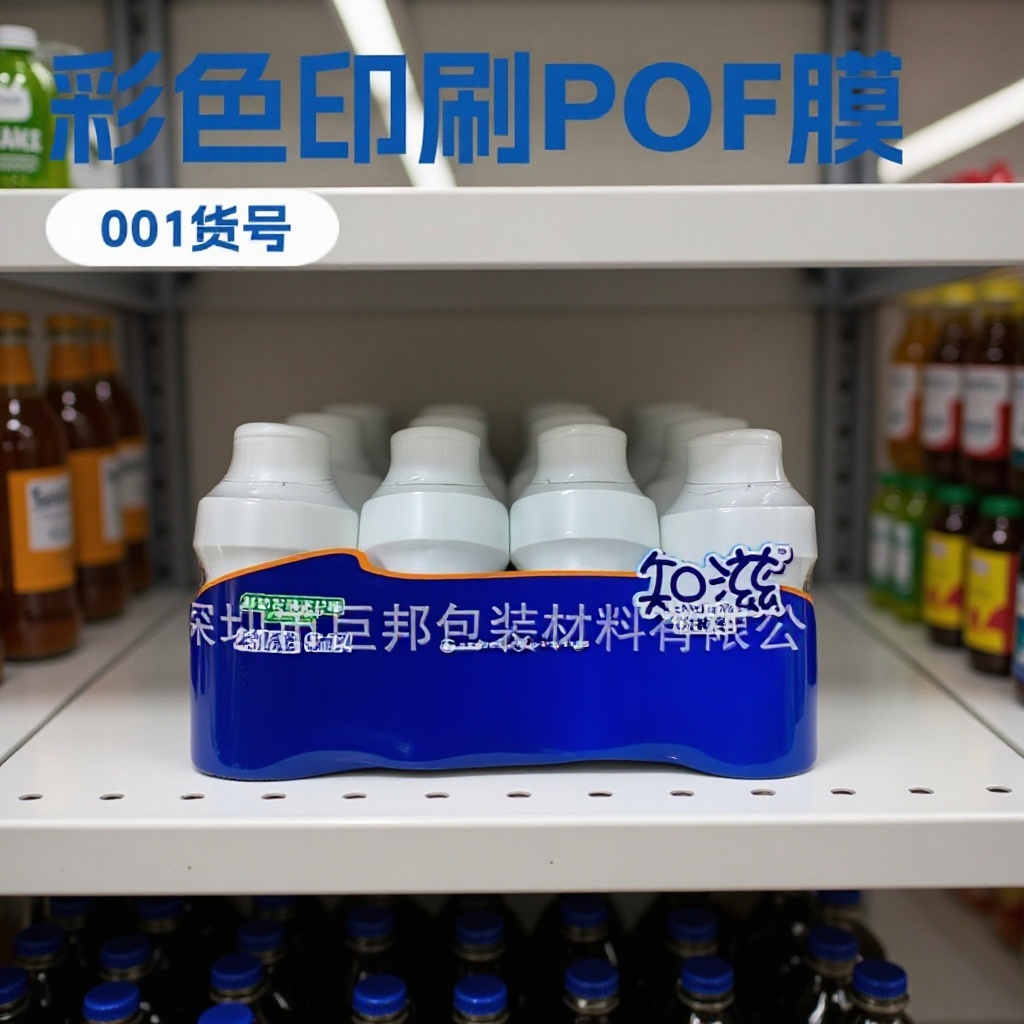 各种彩印pof热收缩膜 铜版印刷pof热收缩膜 多色彩印POF收缩袋