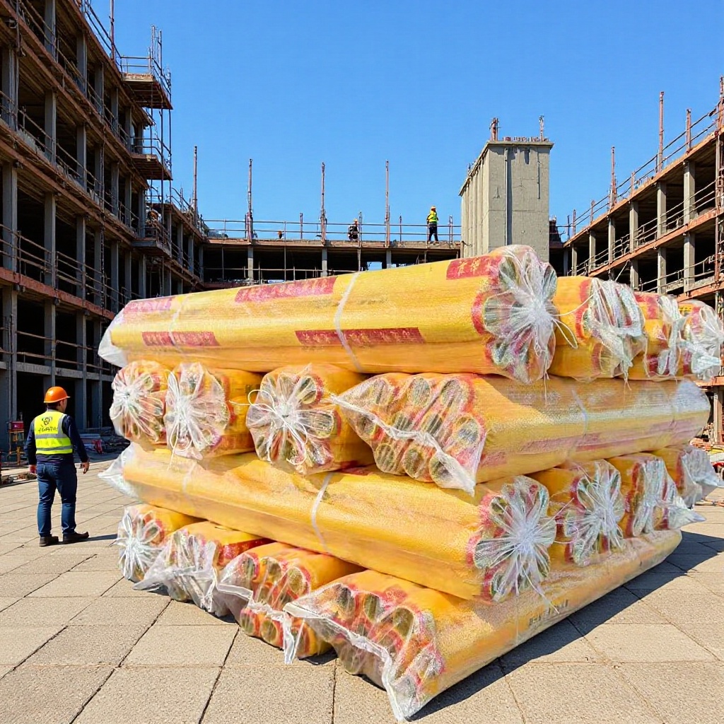 Película plástica de 1 metro de ancho para curado de hormigón en proyectos de construcción, película protectora impermeable para cubrir sitios de construcción de autopistas.