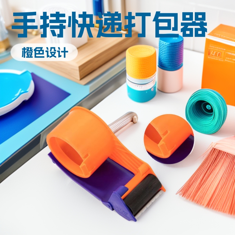 现货胶带切割器封箱器手持快递打包器封箱机胶带座