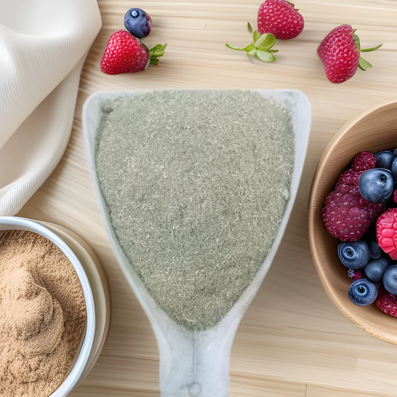 Овсяная трава крупного помола, порошок тимофеевки, сырье для корма животным, 500 г, для кроликов, с высоким содержанием клетчатки