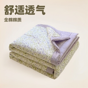 Summer Cool Quilt Class A Maternal and Infant Grade Pure Cotton Quilt Summer Thin Air-conditioning Quilt Household Summer Quilt All Cotton Washable Quilt Core