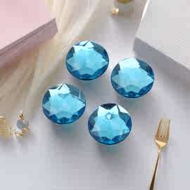 工厂平价批发  半圆尖面平底台湾亚克力水钻 diy服饰美甲配件防脱