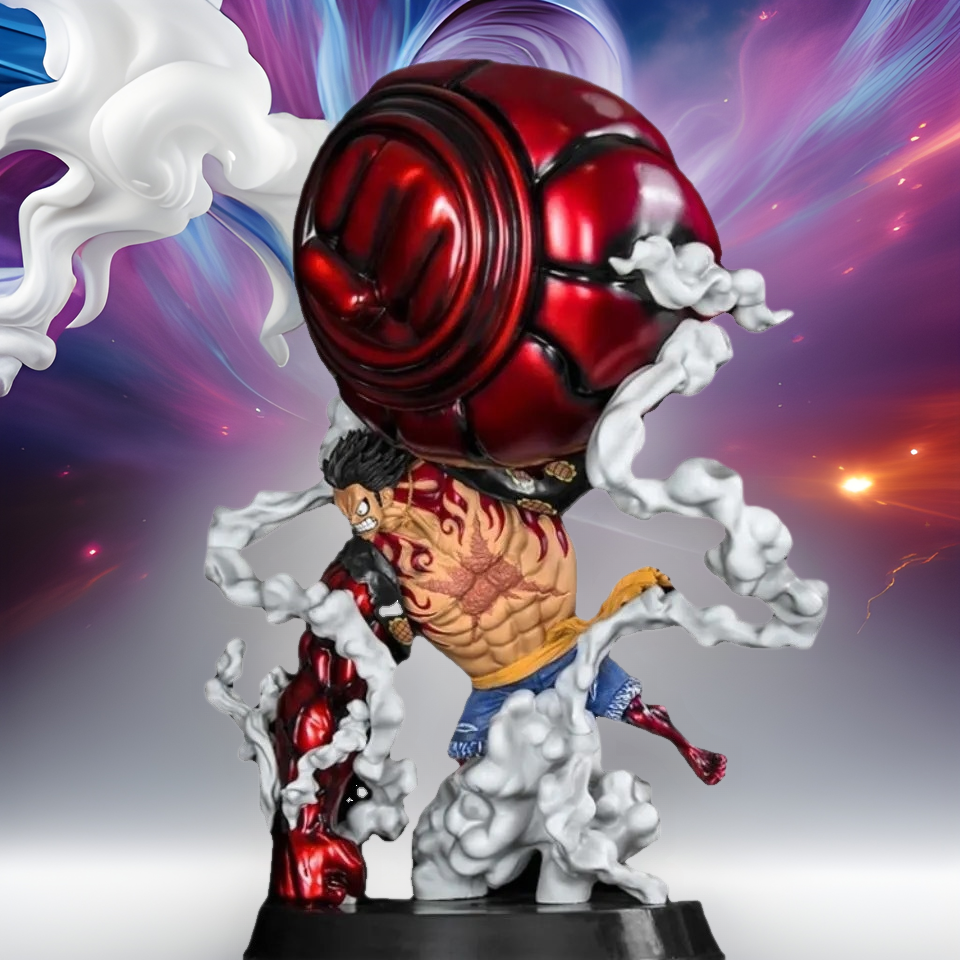 Фигурка Лафи из One Piece четырехступенчатая большая обезьяна король пистолет Wanoguo большая челюсть Лафи мультфильм фигурка декор