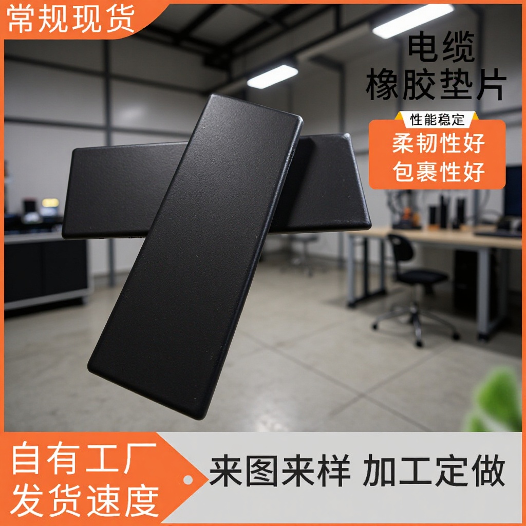 厂家供应现货电缆橡胶垫 橡胶防滑垫片电缆绝缘橡胶垫片橡胶平垫