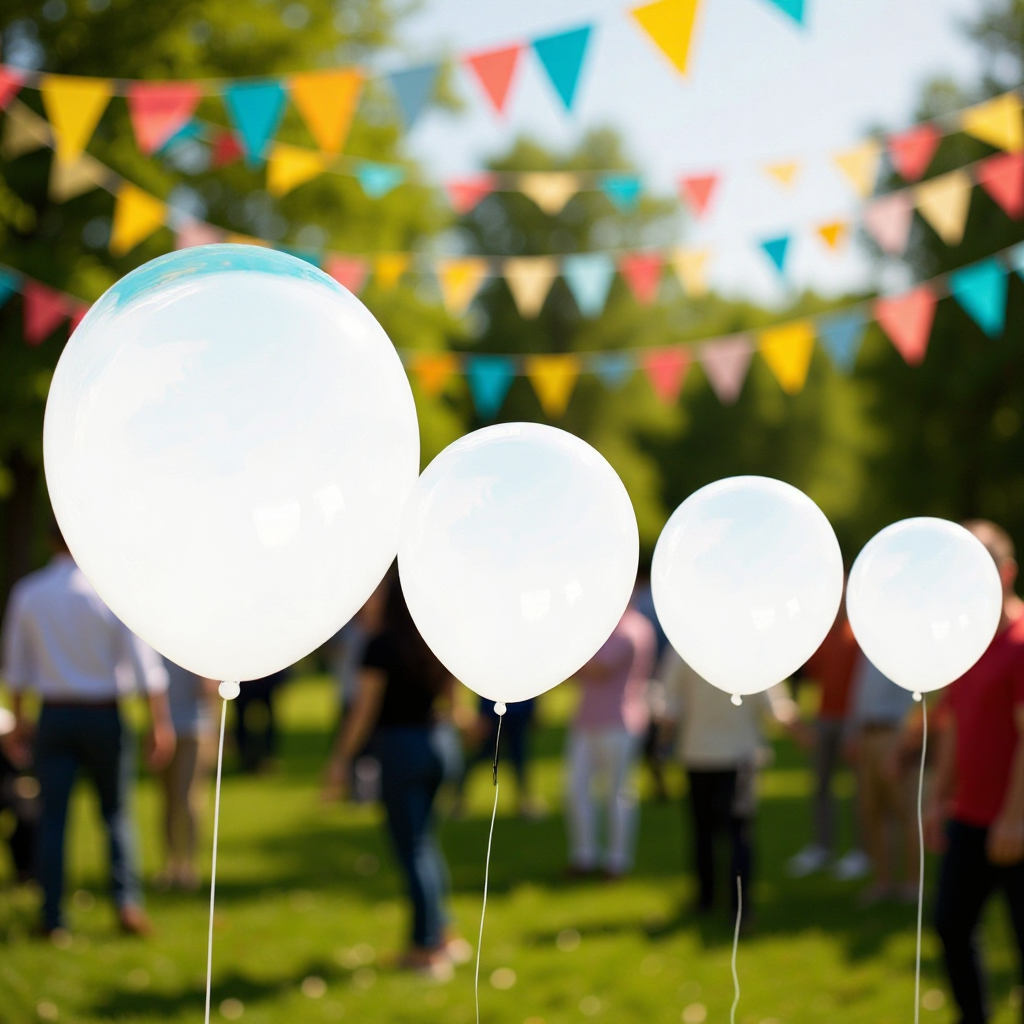Globo mate redondo grueso, decoración de cumpleaños, decoración de estilo de fiesta, látex, globo blanco mate al por mayor