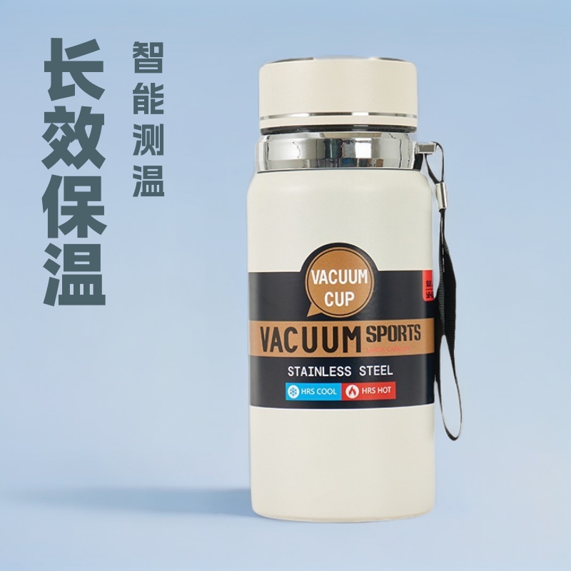 316不锈钢真空手提吊带运动水壶登山旅游壶车载骑行壶保温杯