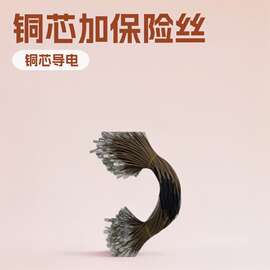 冰箱冷柜家电线束6.3插簧保险丝端子线铜芯插头