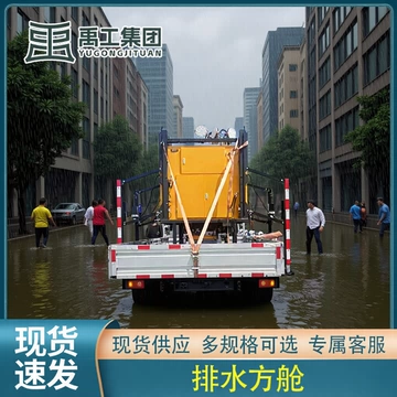 定制防汛应急排水方舱大流量排涝抽水发电照明高机动变频潜水