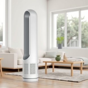 Household Bladeless Fan New Floor Electric Fan Indoor Air Circulation Purification Fan Cross-Border Bladeless Fan