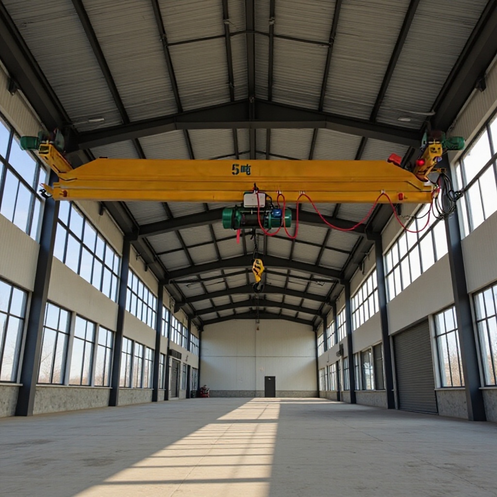 LXB型防爆电动单梁式起重机 2T悬挂欧式隔爆行车气体粉尘场所搬运