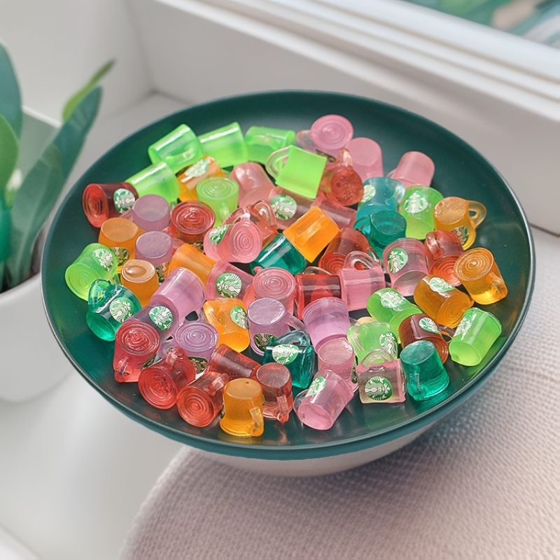 咖啡杯星巴巴3D立体杯子树脂配件diy饰品微缩小食玩批发diy 手工