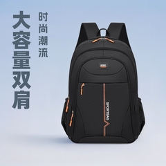 跨境商务双肩包简约大容量背包男款潮流电脑包颜色可加可定