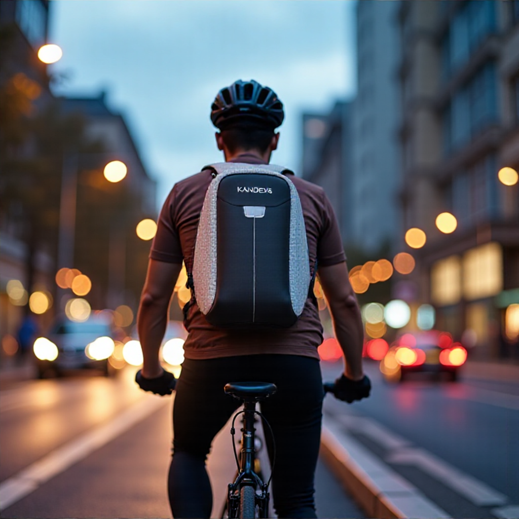 Men's and Women's Bags, Large-Capacity Technology Computer Bags, School Bags, Business Oxford Cloth Backpacks, Anti-Theft Design