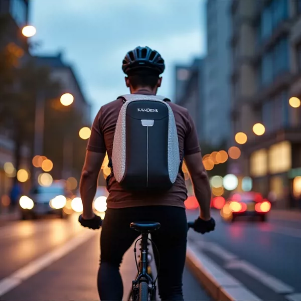 Men's and Women's Bags, Large-Capacity Technology Computer Bags, School Bags, Business Oxford Cloth Backpacks, Anti-Theft Design