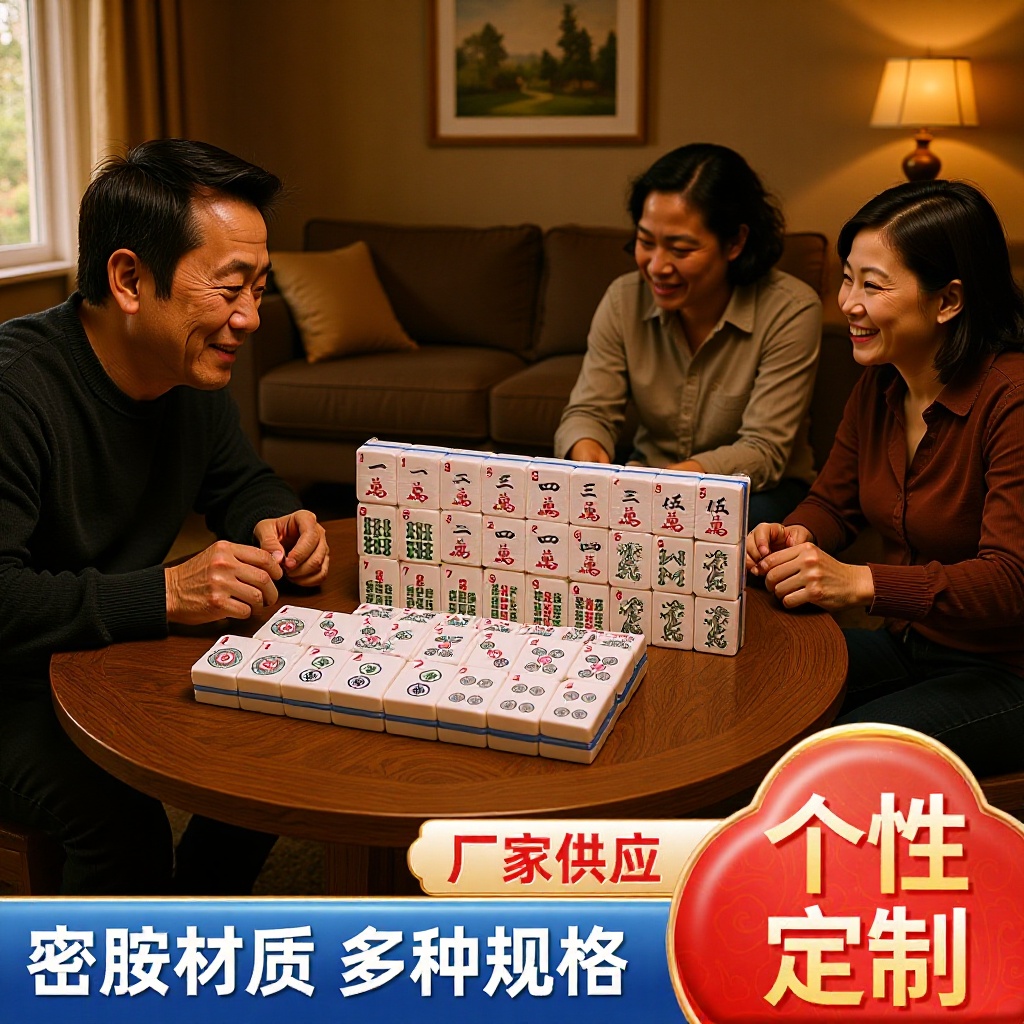 American Mahjong, Jewish Western-style Mahjong, American-style Mahjong Tiles, Foreign Mahjong, American-style Mahjong made of melamine material